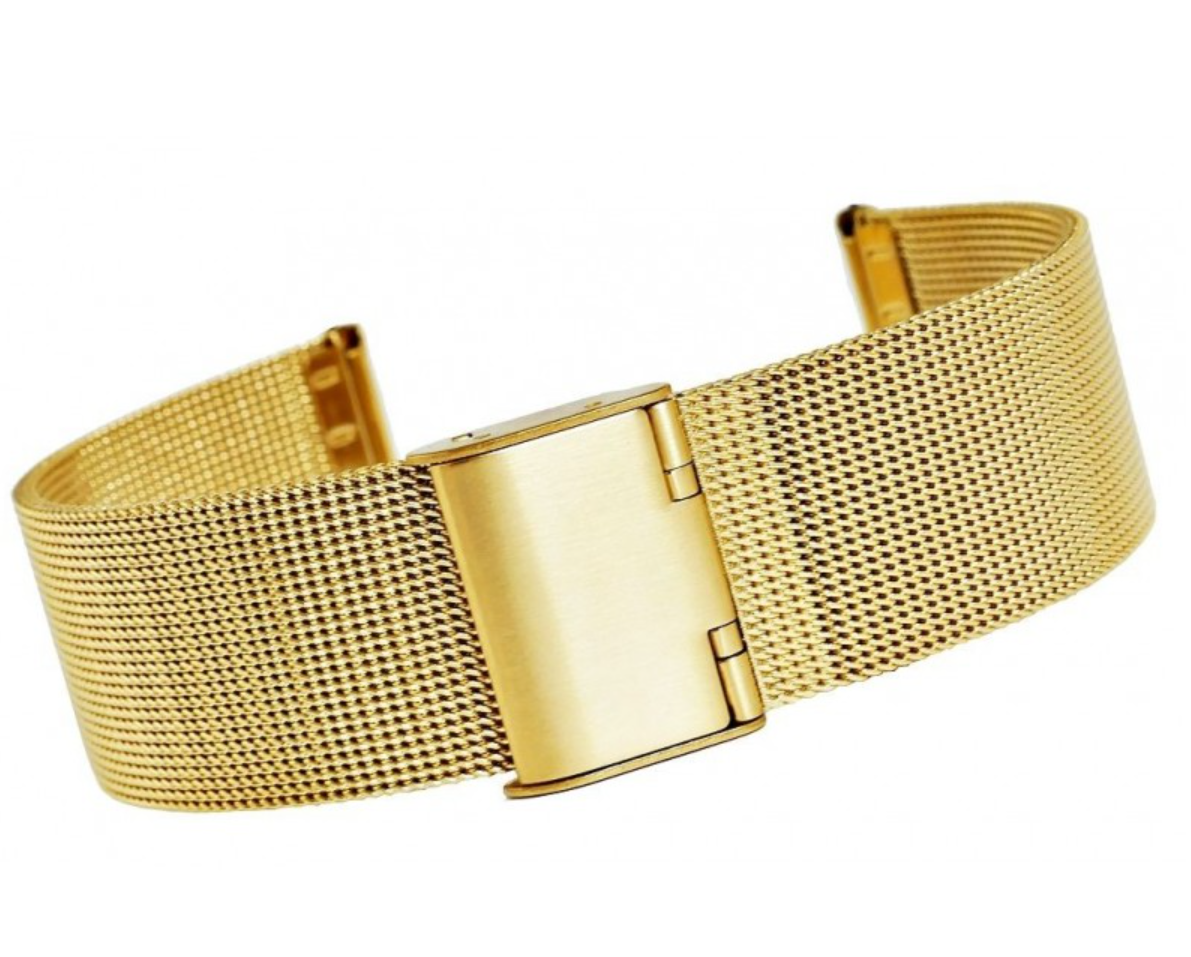 bransoleta stalowa tekla mesh złota